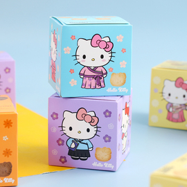 波路梦HelloKitty可爱造型小曲奇饼干47g儿童休闲解馋小吃零食品