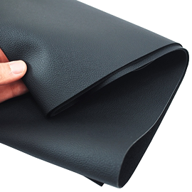 半米价纯黑色1mm加厚超纤皮革面料汽车坐垫，沙发硬包软包皮革仿真