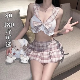 性感睡衣纯欲情侣趣味内衣，火辣裙全套制服，套装qqny女大码胖妹妹