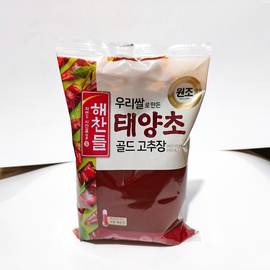 好餐得太阳椒中辣辣椒酱500g(袋)韩国进口韩式拌饭料理调味料