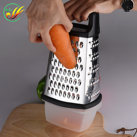 9寸4面多功能蔬菜刨红萝卜土豆蔬菜切丝器厨房工具 不锈钢