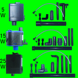 鱼缸水族箱增氧泵配件带抽水过滤器三合一潜水泵超静音节能增氧泵