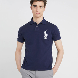 POLO RALPH LAUREN拉夫·劳伦 男士经典3号大马标翻领短袖POLO衫