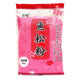 怀田樱花寿司材料 鲜艳红樱花粉/鱼松粉 1kg 寿司红鱼粉