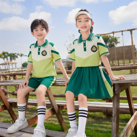 幼儿园园服夏装小学生校服，学院风运动会套装，男女童班服夏季演出服