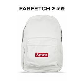 Supreme 男士logo帆布双肩背包大容量旅行包书包 FARFETCH发发奇