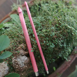 lykke进口桦木粉色小桃红，单头6英寸木头，钩针手工钩编工具木头毛衣