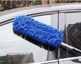 汽车清洁刷子除尘掸子洗车小拖把车用软毛长柄，伸缩擦车车内玻璃