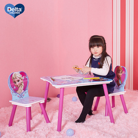 迪士尼儿童桌椅套装写字桌家用宝宝书桌玩具儿童桌子小椅子