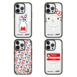 CASE联名HelloKitty手机壳15Pro适用iPhone15ProMax亚克力原版侧字边框少女可爱14苹果13防摔保护套12硬壳