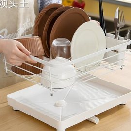 日式碗碟沥水架厨房碗盘沥水架水槽置物架家用碗架餐具碗筷收纳架
