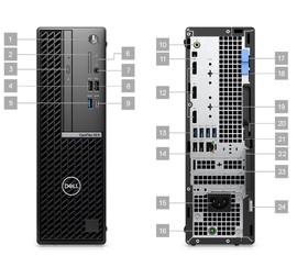 Dell戴尔 Optiplex XE4 SFF工控机电脑整机12代DDR5 I3 I5 I7