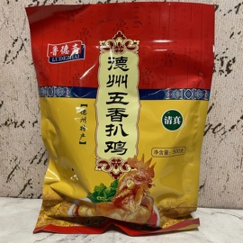 裸价特卖德州特产清真，五香扒鸡500g袋装，开袋即食下饭下酒菜