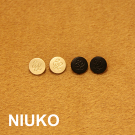 NIUKO 黑色金色哑光衬衫纽扣子高档定制衬衣钮扣 服装辅料DIY扣纽