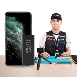 丰修苹果iphone11promax手机维修外屏内屏碎换电池屏幕总成