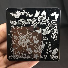 清tu45-67印花转印模板钢板彩绘diy美甲工具