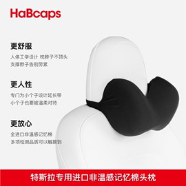 Habcaps德国巴斯夫非温感进口原料记忆棉 汽车头枕 腰靠 坐垫