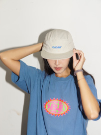 Only NY logo 5 Panel Hat尼龙轻质五片帽平檐遮阳男女露营帽子