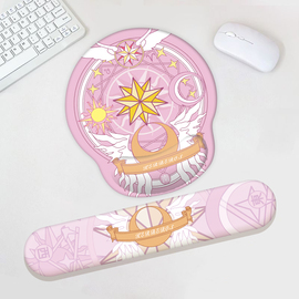 美少女战士鼠标垫护腕卡通鼠标垫女手腕垫滑办公室电脑键盘手托