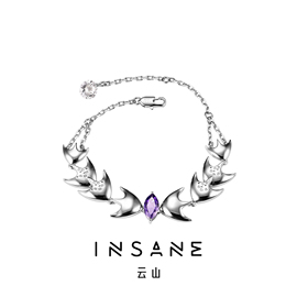 INSANE云山MANTA魔鬼鱼系列原创设计时尚轻奢不对称18K镀金手链