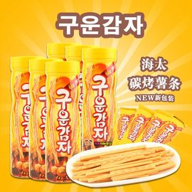 韩国进口零食品海太碳烤薯棒108g海太烤薯条烤土豆棒非油炸