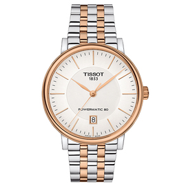 Tissot 天梭机械男表卡森臻我系列瑞士男表T122.407.22.031.0