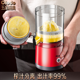 电动榨汁机汁渣分离果汁机小型便携式炸i橙子，水果汁神器水果原汁