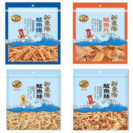 中国台湾产新东阳原味/碳烤鱿鱼丝袋装传统海味追剧零食85g