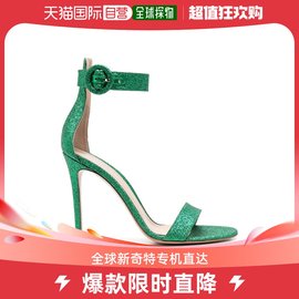香港直邮潮奢gianvitorossi女士gianvitorossi绿色，凉鞋