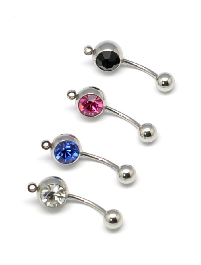 diy钛钢人体穿刺耳环