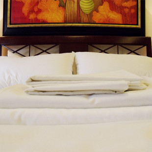 贡缎纯棉床单香格里拉酒店床上用品双层单60支纱1.8米床特价 包邮