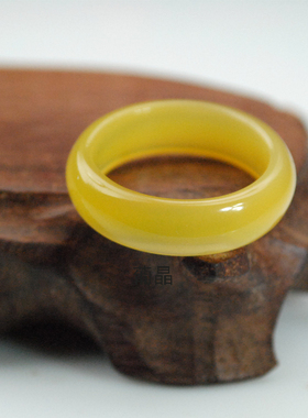 天然黄玉髓男女款戒指