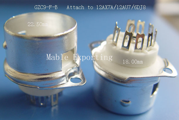 全新陶瓷管座GZC9-F-B 小头