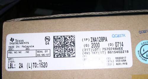 全新原装现货供应INA128,INA128PA,INA128UA全新原装现货