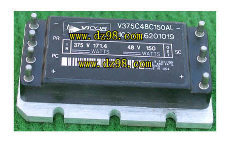 美国VICOR 小体积 输入250-425V 隔离输出48V 最大150W 议价销售