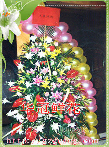 BL028/開張花藍/广州鲜花商务用花
