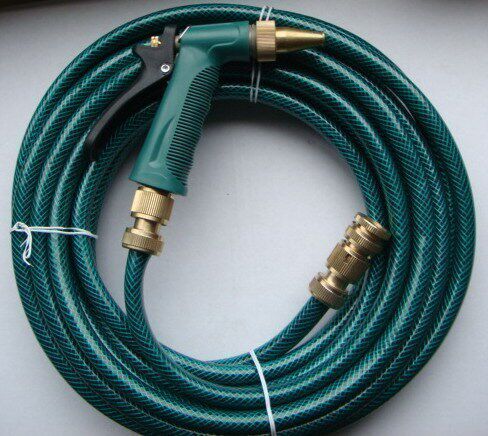 洗车工具30米水管和铜接头和高压式铜喷头水枪套装