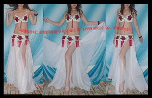 一朵玫瑰花 可爱 白54专业量身订做 精绣系列 鸿舞衣