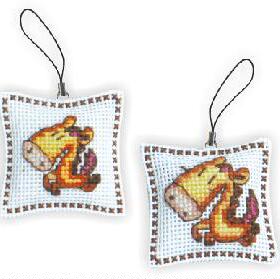 爱丽丝十字绣-手机挂件SP207生肖-马