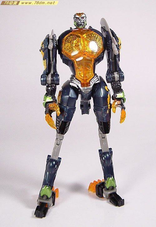 【孩仕宝】玩具模型 超能勇士/猛兽侠 bw/bm 金属变体 夜斩黄豹