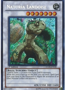 游戏王 美版 正版 - 自然地龟 Naturia Landoise/银碎/HA04