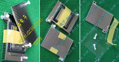 台湾INVENTEC原装 65x48.3x7.1 铜铝结合散热器散热片