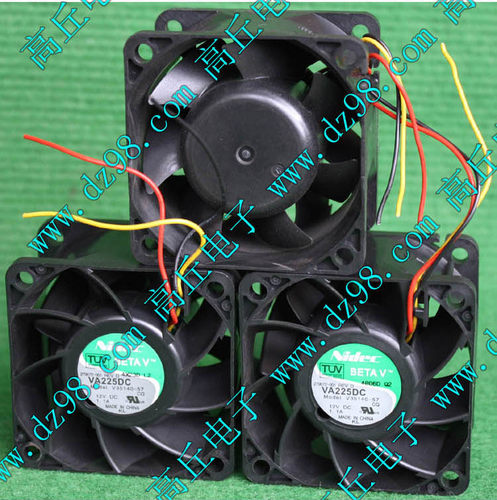 8800超高转速 NIDEC VA225DC V35140-57 12V 1.1A 滚珠轴承风扇