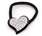 Smiling hearts diamond rope band Korea hair hair hair hair accessories jewelry tiara 329683