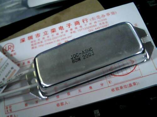 船型铝壳刹车电阻JDC-ASHC80W20RJ变频器专业配套制动电阻
