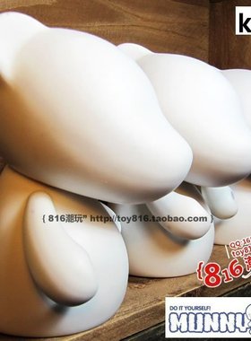 kidrobot MUNNY WORLD ROOZ4寸素体白模涂鸦公仔人偶dunny