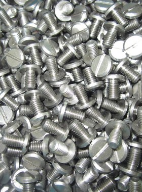 【定做】10mmXM5不锈钢一字槽刀具轴配套螺丝定做 五金切削加工