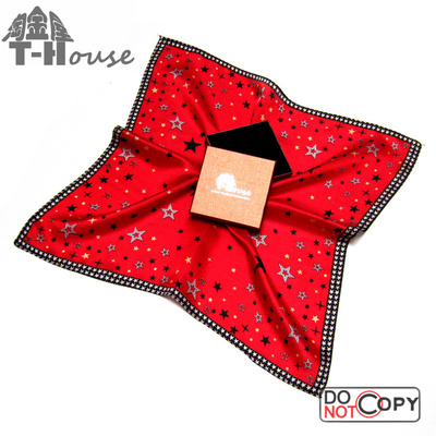 真丝男士丝巾小方巾英伦领巾桑蚕丝小围巾NS6783 礼盒装