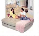 正品INTEX户外双人蜂窝内置气泵双层气