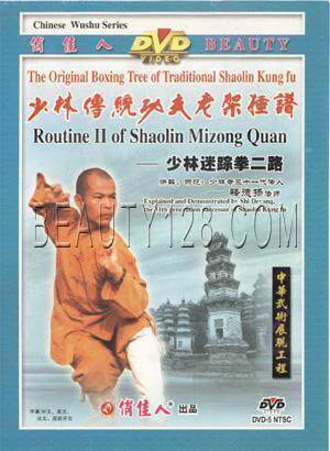 【原装★正版】少林传统功夫老架捶譜 少林迷踪拳二路 1dvd释德扬